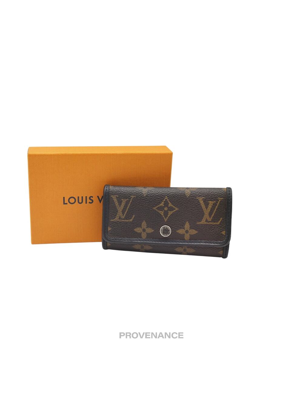 🔴 Louis Vuitton 6 Key Holder Wallet - Monogram Macassar